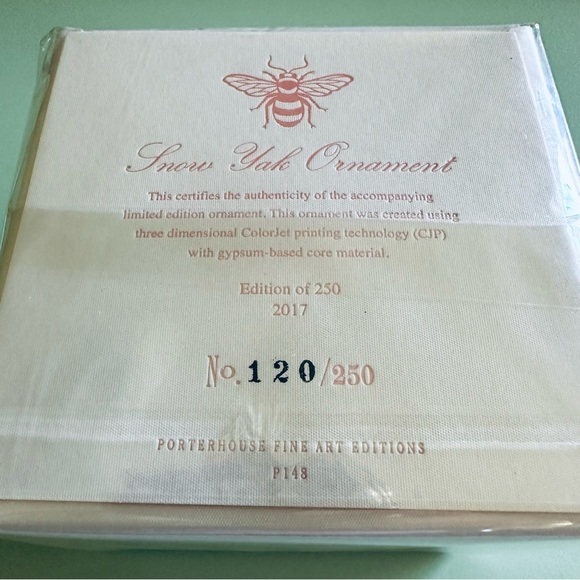 Mark Ryden Snow Yak Porterhouse 2017 Ornament 120/250 New Never Opened. NWT - Picture 8 of 15